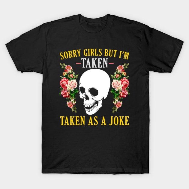 Taken as a joke Vintage Floral T-Shirt by giovanniiiii